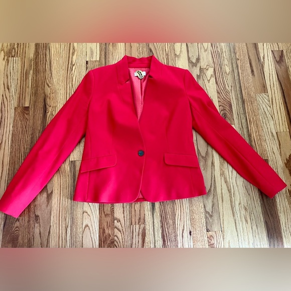 Ann Taylor LOFT Red Blazer - Size 4 - Picture 1 of 12